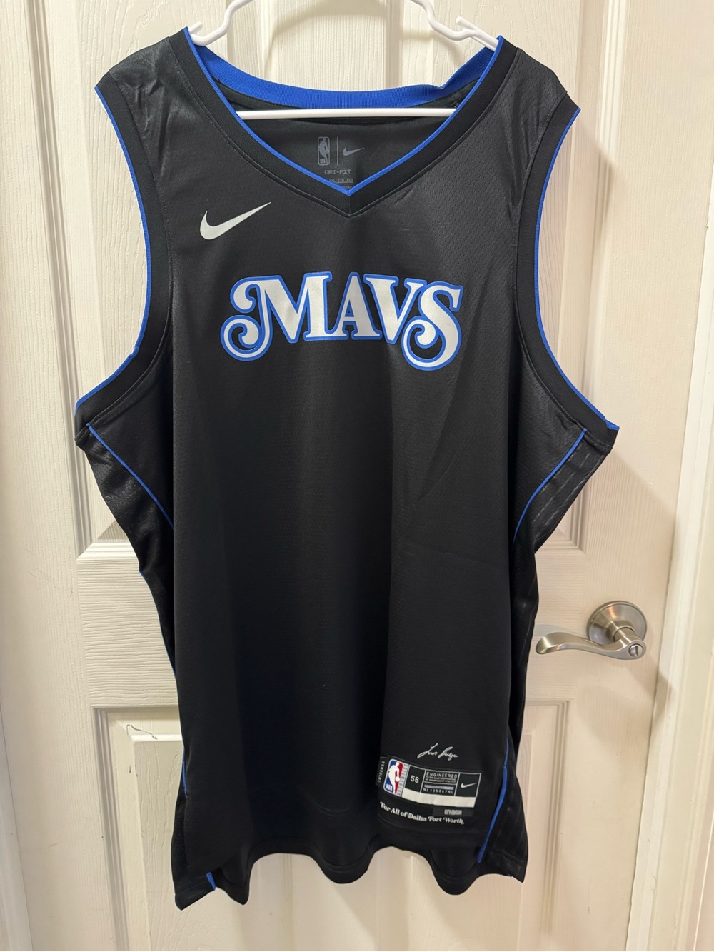 Dallas Mavericks Nike Authentic Blank City Edition Nike Jersey  NBA